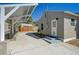 Backyard features patio and landscaping at 524 Hopi Pl, Boulder City, NV 89005