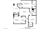 Detailed floor plan showcasing the layout of the home, including room sizes and dimensions at 525 Indian Princess Dr # 101, Las Vegas, NV 89145