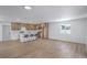 Open concept living and kitchen area allows for flexible entertaining space with modern finishes at 5279 Consul Ave, Las Vegas, NV 89142