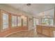 Bright breakfast nook featuring a bay window with shutter shades at 7232 Vista Bonita Dr, Las Vegas, NV 89149