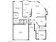 Detailed floor plan of the house showcasing the layout and dimensions of each room at 7232 Vista Bonita Dr, Las Vegas, NV 89149