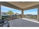This patio features a seating area and a view of the surrounding neighborhood at 754 Tallgrass St, Las Vegas, NV 89138