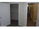 Walk-in closet with shelving for optimal storage and organization, located within the bedroom at 7701 W Robindale Rd # 259, Las Vegas, NV 89113
