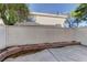 Spacious backyard area with block wall and minimal landscaping at 7968 Lisa Dawn Ave, Las Vegas, NV 89147