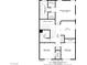 Second floor plan featuring 3 bedrooms, 2 baths, and loft at 8116 Kokoma Dr, Las Vegas, NV 89128