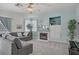Relaxing living room featuring a fireplace and comfortable seating, designed for a cozy and inviting atmosphere at 8116 Kokoma Dr, Las Vegas, NV 89128
