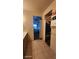 Bathroom leading to bedroom featuring dual sinks, closet and bedroom view at 864 Chianti Way, Mesquite, NV 89027