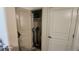 Hallway closet showing vacuums and storage, ideal for organized living and optimizing space at 864 Chianti Way, Mesquite, NV 89027