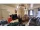 Cozy living room featuring tile floors and ceiling fans at 864 Chianti Way, Mesquite, NV 89027
