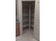 View of kitchen pantry with multiple shelves for plenty of storage space at 864 Chianti Way, Mesquite, NV 89027