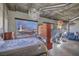 Bright bedroom with city views and hanging bubble chairs at 900 S Las Vegas Blvd # 1208, Las Vegas, NV 89101