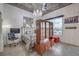 Bedroom featuring a concrete ceiling, city view, and minimalist decor with ample natural light at 900 S Las Vegas Blvd # 1208, Las Vegas, NV 89101