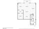 Detailed floor plan showcasing the layout of the unit, including dimensions of rooms, bathrooms, and living spaces at 900 S Las Vegas Blvd # 1208, Las Vegas, NV 89101