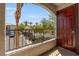 Private balcony boasts serene views of the surrounding neighborhood and well-maintained landscaping at 950 Seven Hills Dr # 2924, Henderson, NV 89052