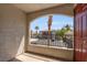 Private balcony offers scenic views of the community and landscaping from a cozy spot at 950 Seven Hills Dr # 2924, Henderson, NV 89052
