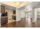 Open concept living space connects the kitchen to the living room at 950 Seven Hills Dr # 2924, Henderson, NV 89052