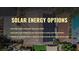 Aerial view highlighting solar panel options: assume loan, remove panels, or fully paid with purchase price at 11134 Casala Ct, Las Vegas, NV 89141