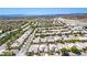 Community aerial view showing the neighborhood layout, homes, and surrounding landscape at 11157 Sandy Grove Ave, Las Vegas, NV 89144
