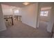 Upstairs hallway with carpeting and natural lighting from adjacent bedroom windows at 185 Camrose St, Henderson, NV 89074