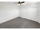 Bedroom with carpet flooring, ceiling fan, and closet at 2125 Stone Well Rd, North Las Vegas, NV 89031