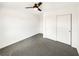 Bedroom with carpet flooring, ceiling fan, and closet at 2125 Stone Well Rd, North Las Vegas, NV 89031