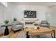 Cozy living room with a fireplace, comfortable seating, and large-screen television at 2561 Terrytown Ave, Henderson, NV 89052