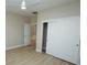Bedroom with a large closet and neutral color palette at 2623 Red Planet St, Henderson, NV 89044