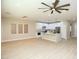 Open concept living room features stylish fixtures and seamless access to the kitchen and dining area at 2623 Red Planet St, Henderson, NV 89044