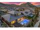 Beautiful home featuring a private backyard oasis with a pool, spa, and covered patio at 2680 Nevada Agave Ln, Las Vegas, NV 89138