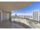 Stylish balcony providing an incredible vantage point to admire the city skyline and beyond at 2777 Paradise Rd # 2302, Las Vegas, NV 89109