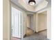 Hallway featuring a neutral wall paint color, doors, and flooring at 2777 Paradise Rd # 2302, Las Vegas, NV 89109