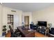 Bright office featuring hardwood floors, custom built-ins, and ample workspace at 2777 Paradise Rd # 2302, Las Vegas, NV 89109