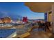Outdoor balcony offers panoramic city views and a relaxing seating area at 2877 Paradise Rd # 2602, Las Vegas, NV 89109