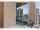 Scenic city view from a balcony, providing a peaceful and elevated outdoor space for relaxation and enjoyment at 2877 Paradise Rd # 2602, Las Vegas, NV 89109