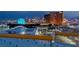 Amazing city view from a balcony, featuring iconic landmarks and a vibrant cityscape at 2877 Paradise Rd # 2602, Las Vegas, NV 89109