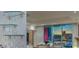 City view with a bar, glass shelving, and views of the city skyline at 2877 Paradise Rd # 2602, Las Vegas, NV 89109
