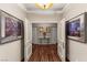 Grand hallway featuring artwork and access to the elevator, offering convenience and aesthetic appeal at 2877 Paradise Rd # 2602, Las Vegas, NV 89109