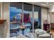 Modern living space with an expansive balcony overlooking the city skyline, perfect for indoor-outdoor living at 2877 Paradise Rd # 2602, Las Vegas, NV 89109