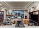 Comfortable living area with a fireplace, city views, and stylish furnishings creating a cozy retreat at 2877 Paradise Rd # 2602, Las Vegas, NV 89109