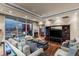 Sophisticated living room featuring city views, modern entertainment, and stylish furniture for ultimate relaxation at 2877 Paradise Rd # 2602, Las Vegas, NV 89109