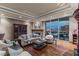 Bright living room with floor to ceiling windows showcasing city views and plush seating at 2877 Paradise Rd # 2602, Las Vegas, NV 89109
