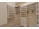 Well-organized walk-in closet featuring ample shelf and drawer space at 2877 Paradise Rd # 2602, Las Vegas, NV 89109