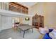 Spacious game room with ping pong table and view to other rooms at 3141 E Katie Ave, Las Vegas, NV 89121