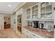 This kitchen highlights granite counters, stainless appliances, and stylish white cabinets at 3141 E Katie Ave, Las Vegas, NV 89121