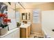 Bathroom featuring double vanity and framed mirrors and decor at 3539 Barrel Bronco Ct, North Las Vegas, NV 89032