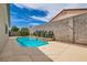 Backyard pool offering a private and refreshing escape with a well-maintained patio at 3539 Barrel Bronco Ct, North Las Vegas, NV 89032