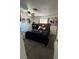 Bedroom with a queen-size bed, ceiling fan, and black out curtains at 3854 Chutney St, Las Vegas, NV 89121