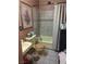 Classic bathroom with a coordinated beige color scheme and essential fixtures at 4727 Conrad St, Las Vegas, NV 89121