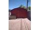 Backyard shot of outdoor shed at 4727 Conrad St, Las Vegas, NV 89121