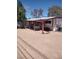 View of the covered patio and large backyard at 4727 Conrad St, Las Vegas, NV 89121